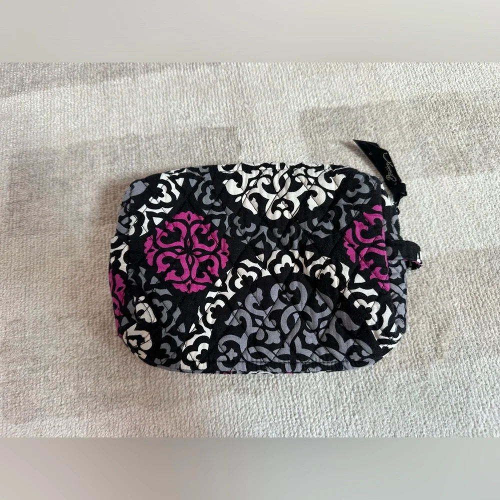 Vera Bradley Canterberry Magenta Small Cosmetic Bag